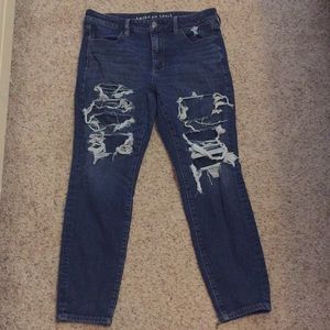 American Eagle ripped jeans
